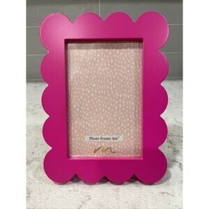 HOT Bright PINK 4x6” Wood Photo Picture Frame Desk Table Decor